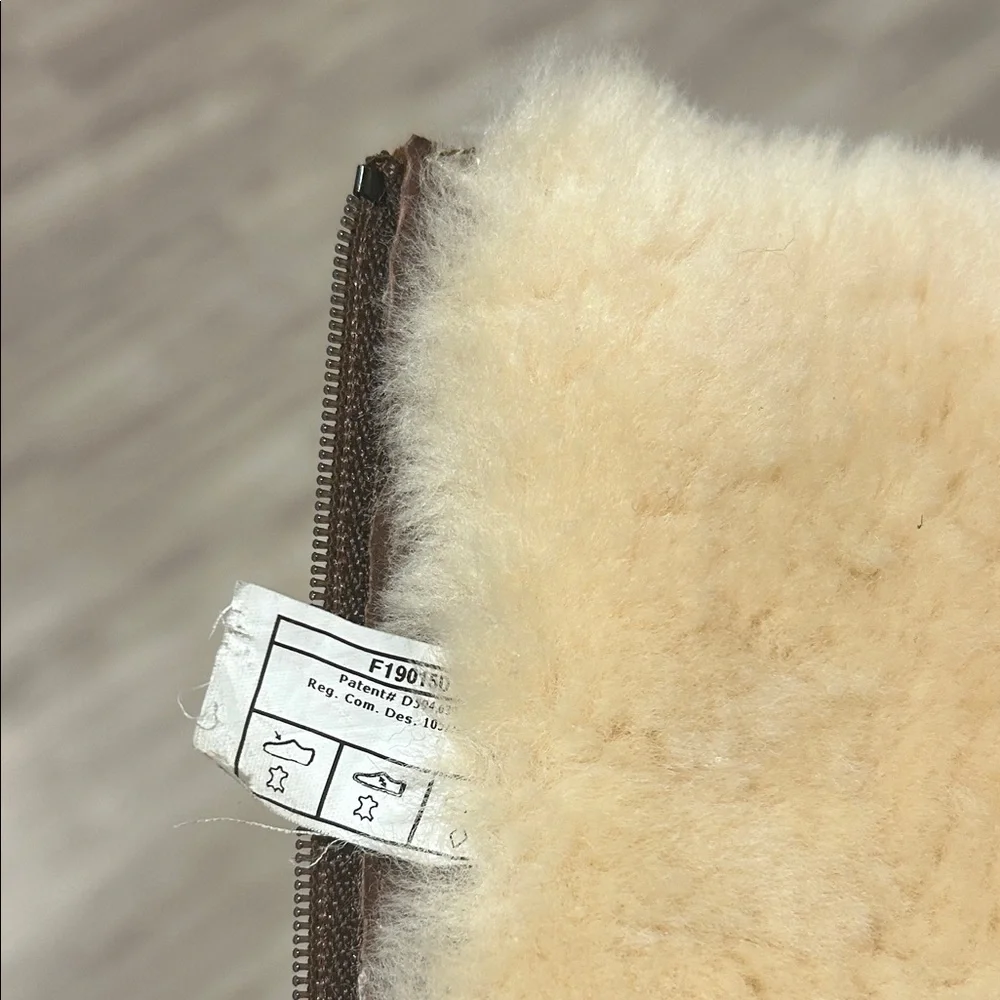 UGG Dark Brown Sheepskin-Lined Winter Boots - Picture 2 of 10